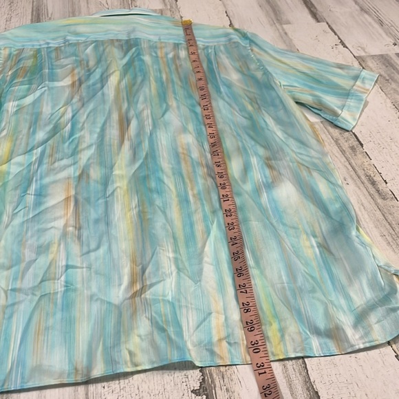 Solemare Maus & Hoffman Watercolor Button Down Size Large. NWT - Picture 7 of 8